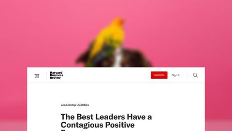 The Best Leaders Have a Contagious Positive Energy