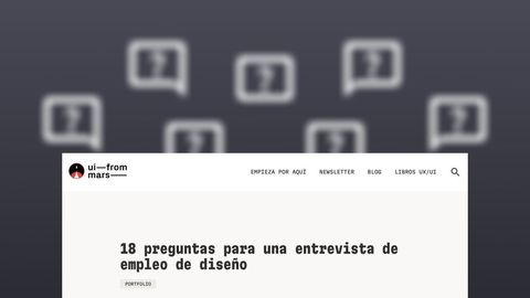 18 preguntas para una entrevista de empleo de diseño