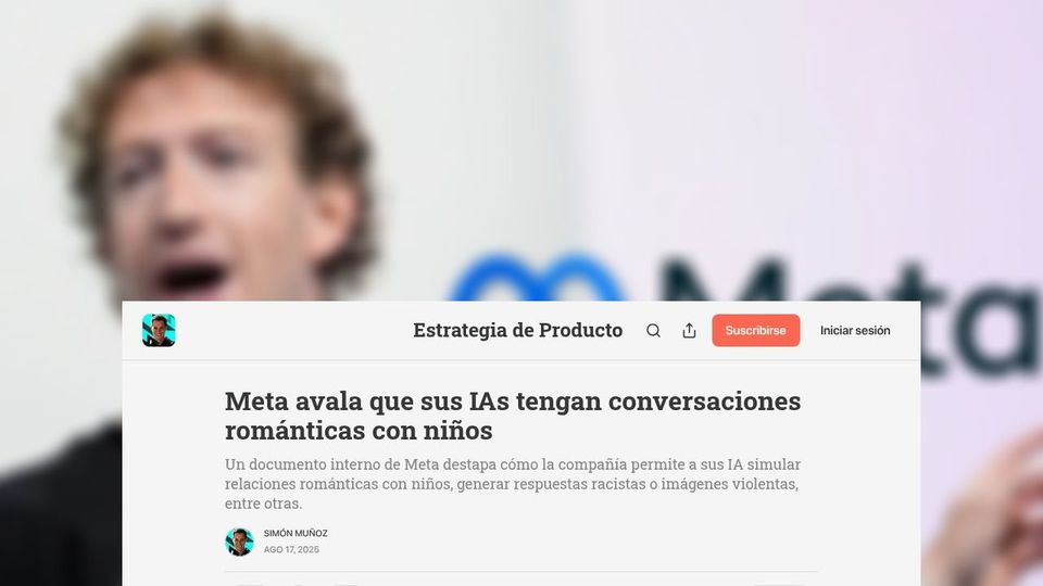 Meta avala que sus IAs tengan conversaciones románticas con niños