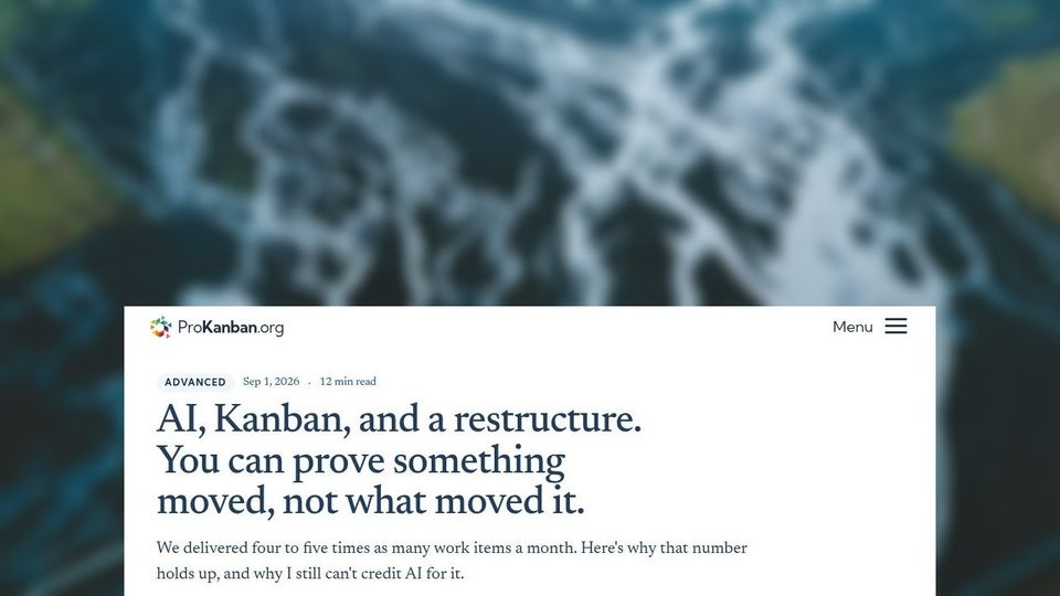 La productividad subió tras implantar IA y Kanban, pero los datos no permiten atribuir la mejora a una sola medida