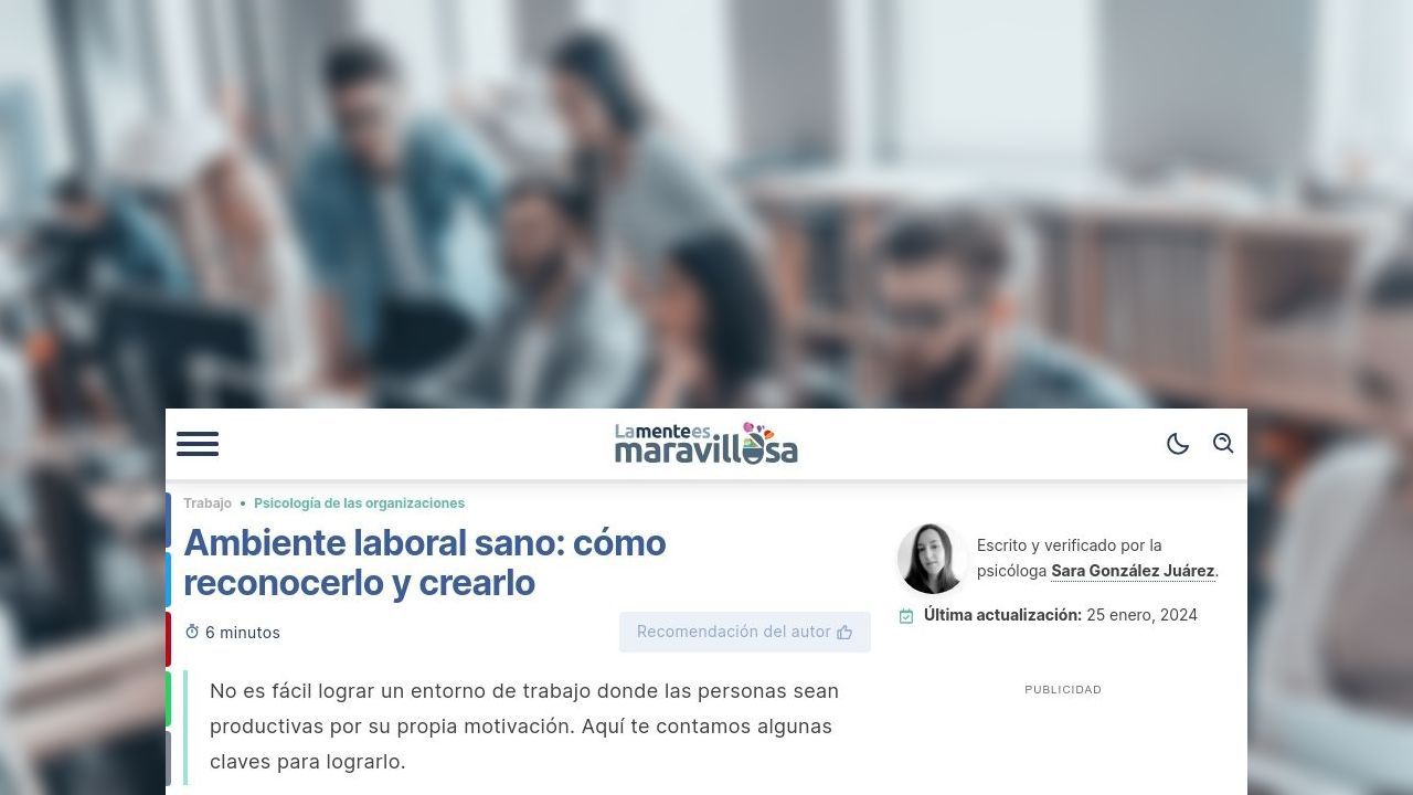 Ambiente laboral sano: cómo reconocerlo y crearlo – Digital Skills ...