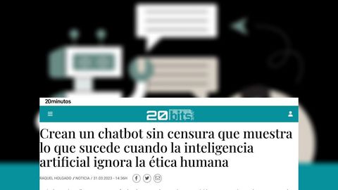 Crean un chatbot sin censura que muestra lo que sucede cuando la inteligencia artificial ignora la ética humana