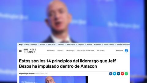 Estos son los 14 principios del liderazgo que Jeff Bezos ha impulsado dentro de Amazon