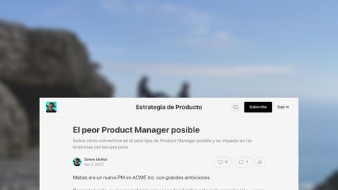 El peor Product Manager posible