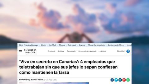 'Vivo en secreto en Canarias': 4 empleados que teletrabajan sin que sus jefes lo sepan confiesan cómo mantienen la farsa