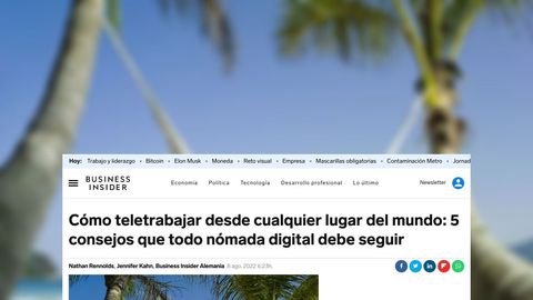 Cómo teletrabajar desde cualquier lugar del mundo: 5 consejos que todo nómada digital debe seguir