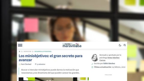 Miniobjetivos, un factor clave del éxito