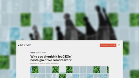 Por qué la nostalgia de los CEO no debe marcar la política de teletrabajo