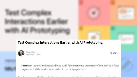 Prototipos interactivos con IA para probar interfaces complejas antes de su lanzamiento