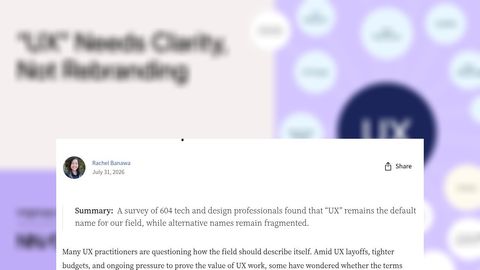 UX sigue sin tener un sustituto claro entre profesionales de diseño y tecnología