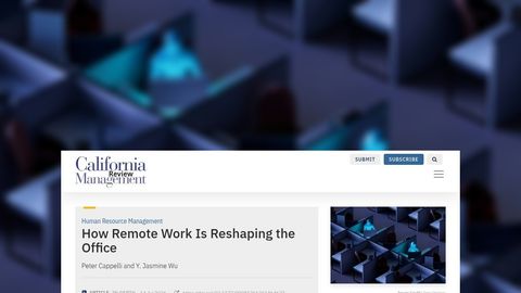 El trabajo remoto reduce la colaboración informal y cambia el papel de la oficina