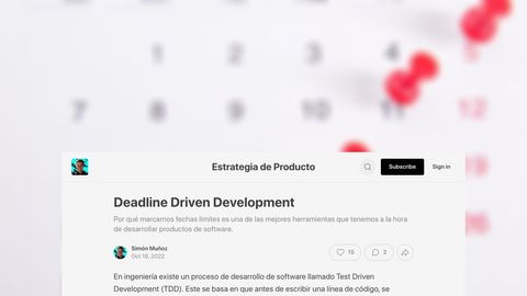 Deadline Driven Development