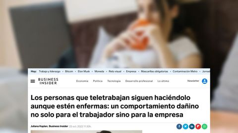 Las personas que teletrabajan siguen haciéndolo aunque estén enfermas: un comportamiento dañino no solo para el trabajador sino para la empresa