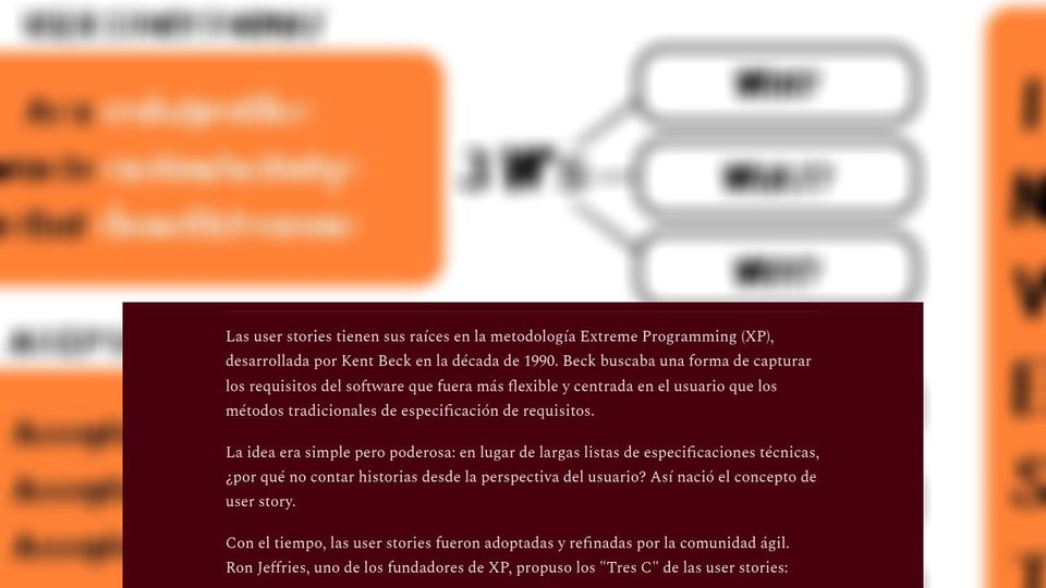 No sabes escribir User Stories