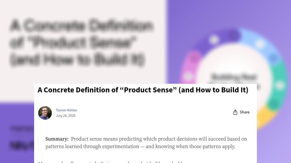 Qué es el criterio de producto y cómo se desarrolla con experiencia real