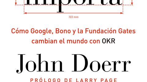 Mide lo que importa: Cómo Google, Bono y la Fundación Gates cambian el mundo con OKR